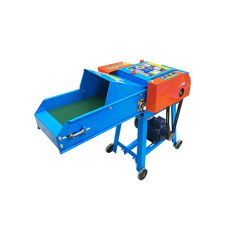 铡草机小型干湿两用家用220V牛羊养殖玉米秆红薯秧自动进料切草机图5