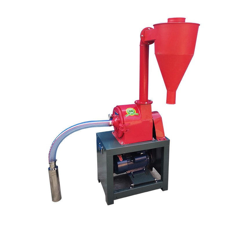 沙克龙谷物香料多功能粉碎机小型家用220V自吸锤式玉米饲料磨粉机图5