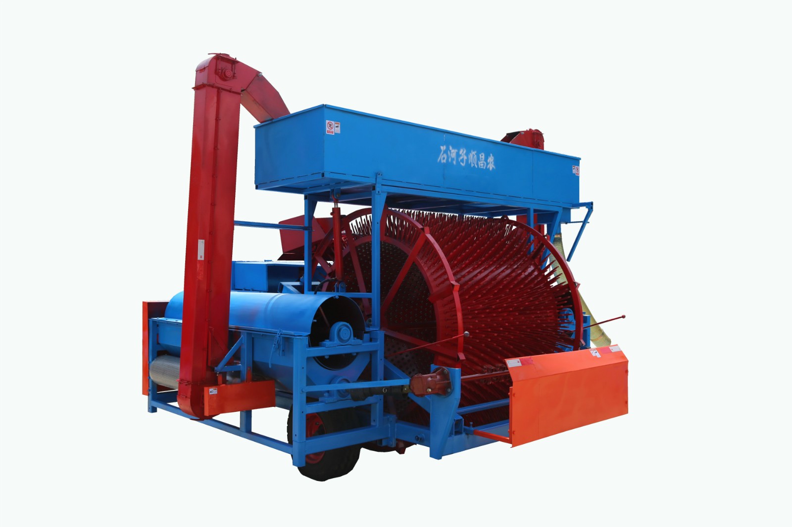 石河子顺昌农5TZ-1500籽瓜收获机打瓜南瓜葫芦西瓜全自动自捡取籽图5