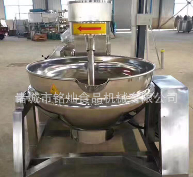 商用全自动肉松馅翻炒锅 家用熬糖化糖设备 多功能不锈钢夹层锅图4