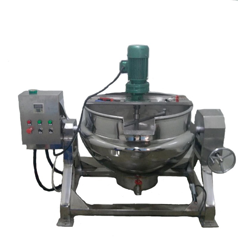 商用全自动肉松馅翻炒锅 家用熬糖化糖设备 多功能不锈钢夹层锅图5