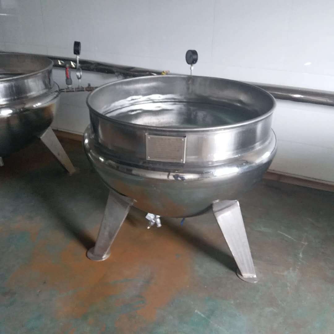 牛肉酱刮板搅拌夹层锅 阿胶红糖驴胶熬制锅 小型电加热夹层锅图5