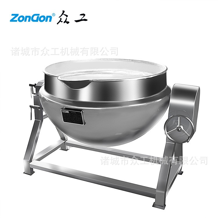 蒸汽夹层锅卤煮锅 烧鸡烧肉卤味煮锅 加工肉类产品工业煮锅图4