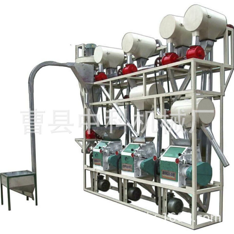 厂家直供新型全自动小麦磨面机皮芯分离面粉机械杂粮磨粉机图5