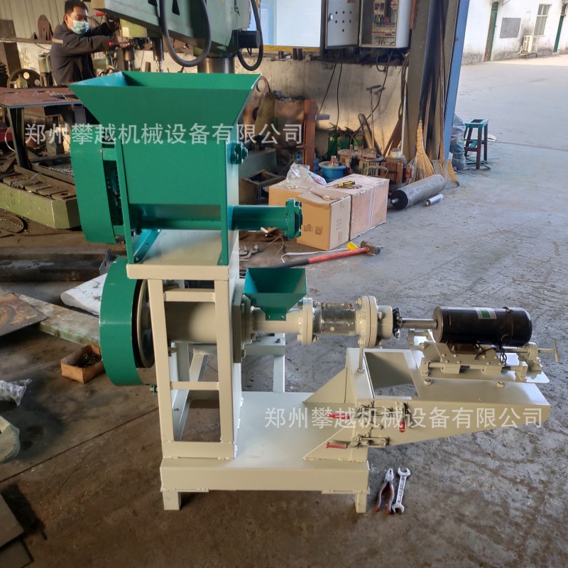 40型膨化机 狗粮机猫粮机 鱼苗饲料颗粒膨化机 膨化饲料生产线图2