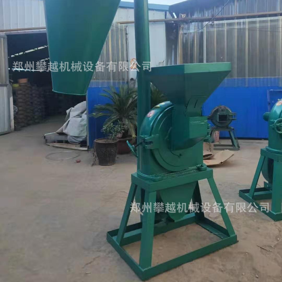 大型自吸式饲料粉碎机 辣椒磨粉机 化工物料破碎机图2