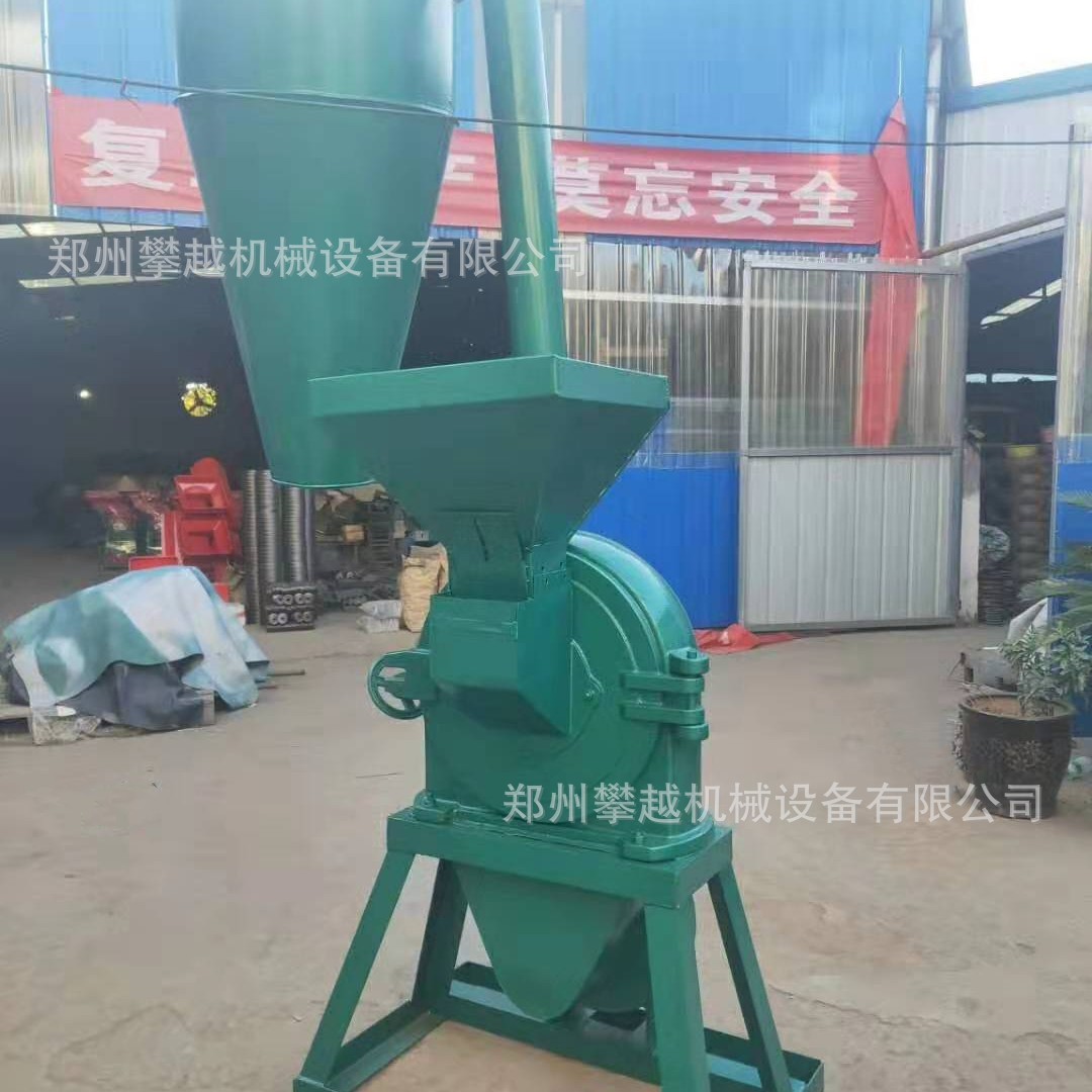 大型自吸式饲料粉碎机 辣椒磨粉机 化工物料破碎机图3