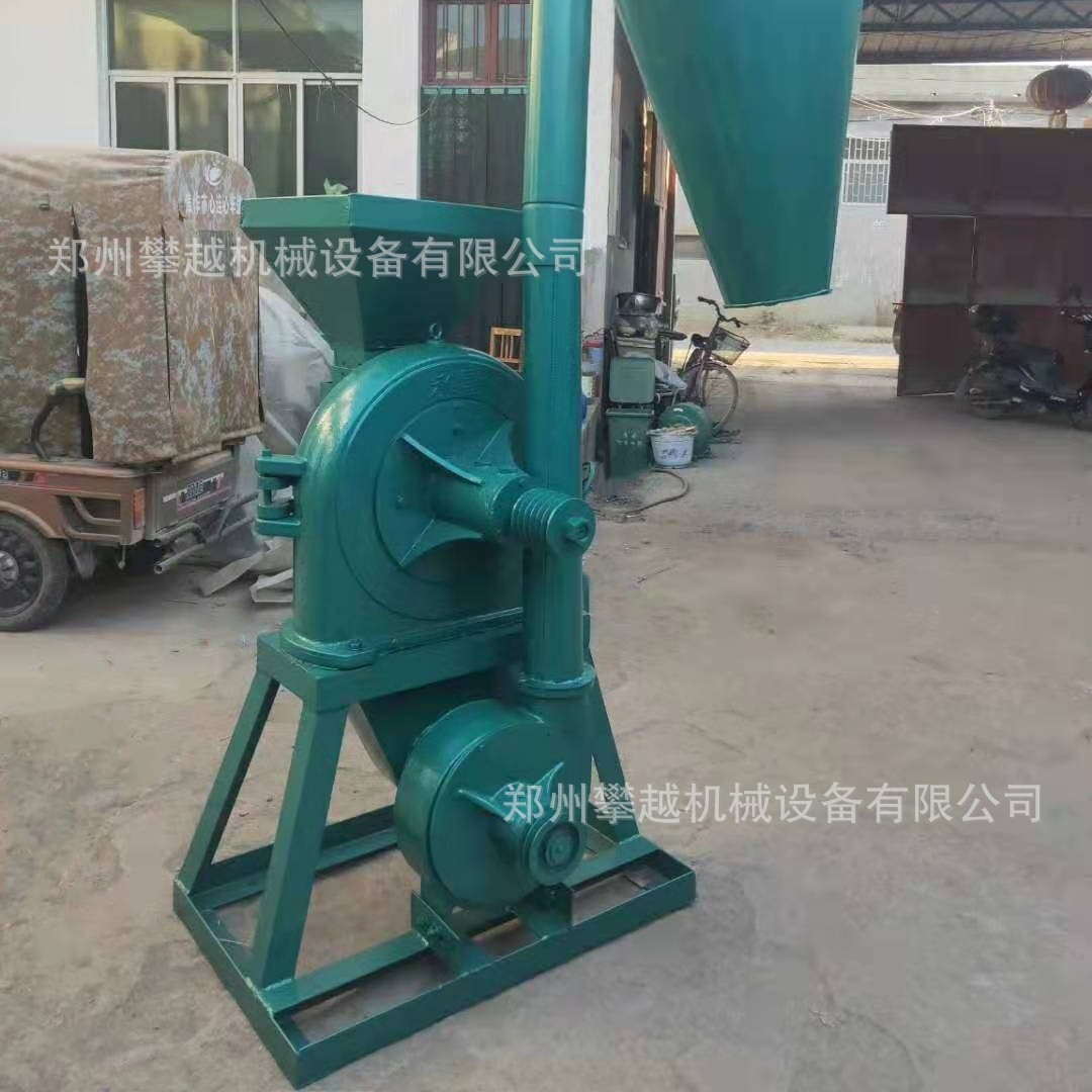 大型自吸式饲料粉碎机 辣椒磨粉机 化工物料破碎机图4