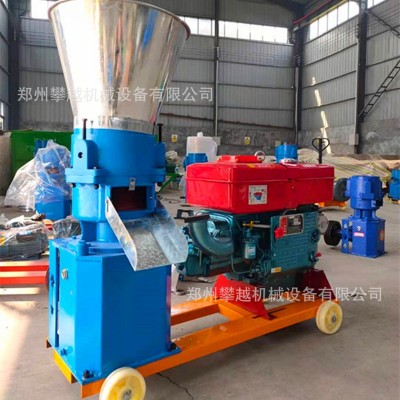 时产一吨饲料颗粒生产线 猪饲料颗粒机 玉米草料制粒机