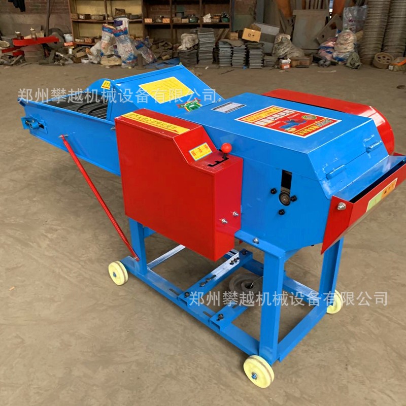 家用型牛羊饲料铡草揉丝机 干湿两用秸秆粉碎机 青储牧草铡揉机图4