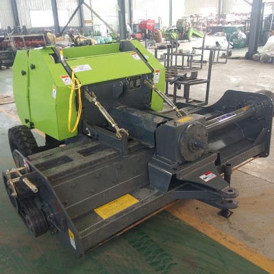 厂家定制小麦秸秆打捆机 小型玉米稻草打捆机 秸秆粉碎打捆一体