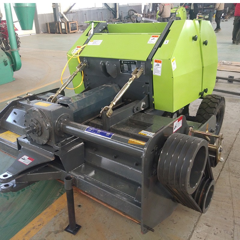 厂家定制小麦秸秆打捆机 小型玉米稻草打捆机 秸秆粉碎打捆一体图2