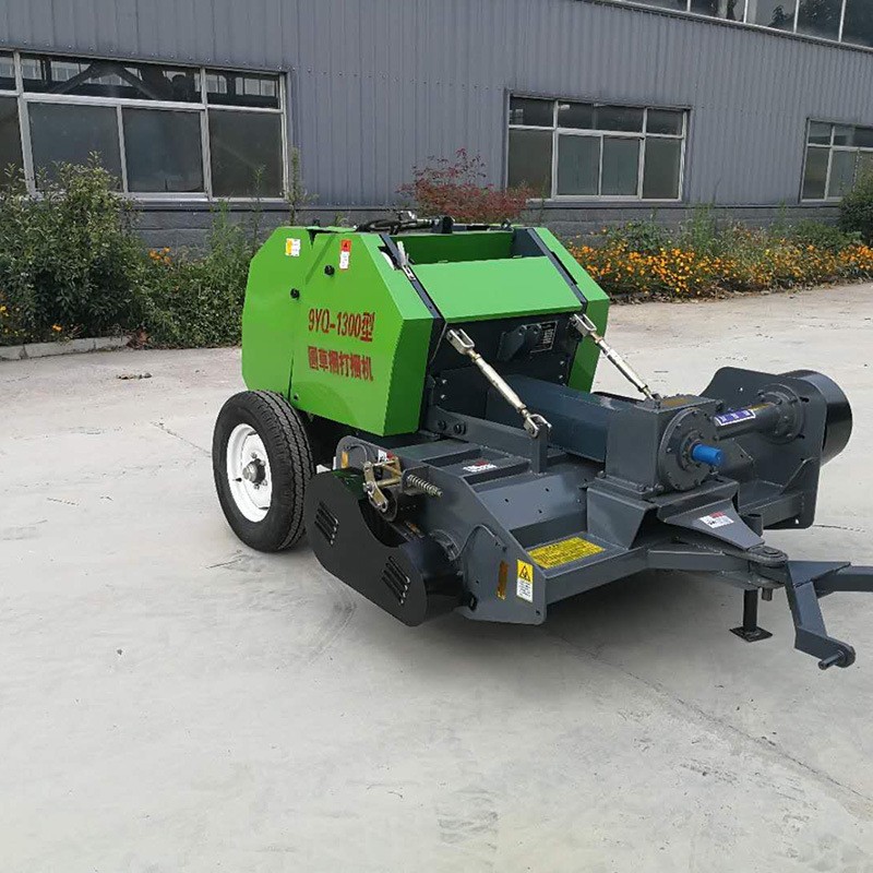 厂家定制小麦秸秆打捆机 小型玉米稻草打捆机 秸秆粉碎打捆一体图4