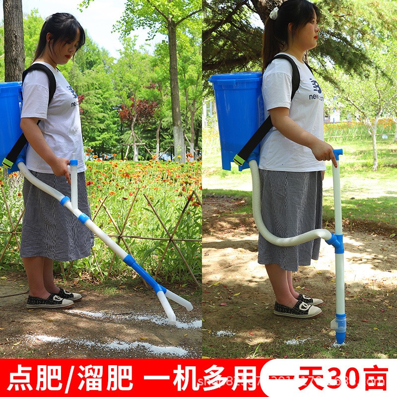 厂家直供手动施肥器点肥器追肥器多功能背负式玉米下肥机一机多用图2