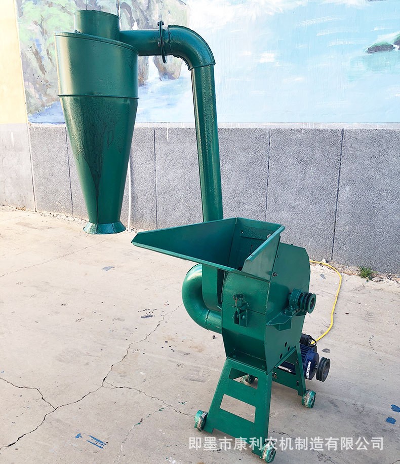 锤片式多功能粉碎机桔杆玉米棒饲料养殖蘑菇家用小型220V玉米糁图2