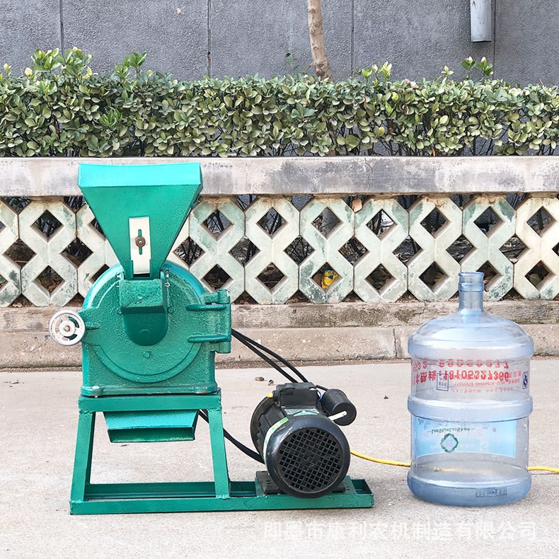 小型齿爪式粉碎机家用两项电220v可移动玉米粮食调料中草药材养殖图4