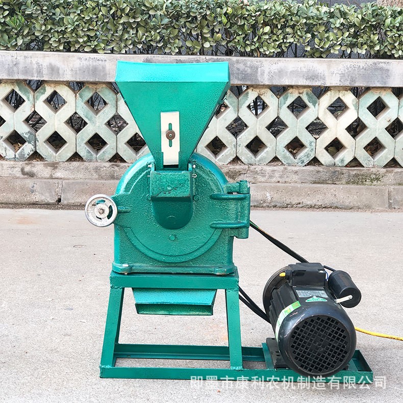 小型齿爪式粉碎机家用两项电220v可移动玉米粮食调料中草药材养殖图3