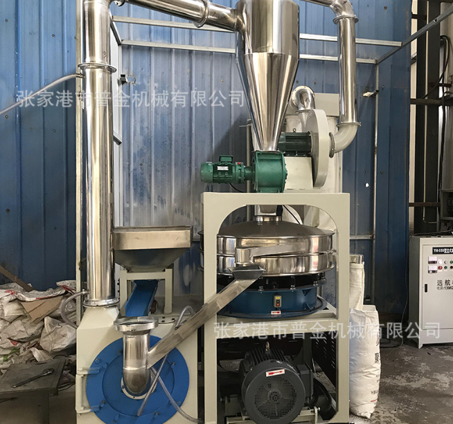 厂家供应550型磨盘式磨粉机 LLDPE滚塑用橡胶 pvc磨粉机图2