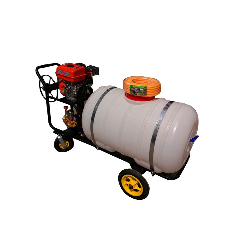 直销手推汽油打药车 园林树木手推打药车 大容积手推打药车厂家图2