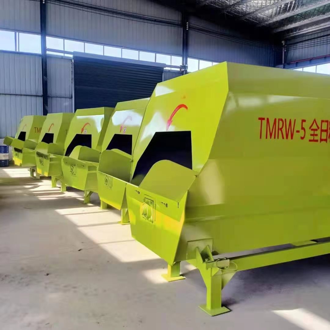 TMR饲料搅拌机 混合饲料搅拌机 全日粮搅拌机 牛羊草卧式搅拌机图4