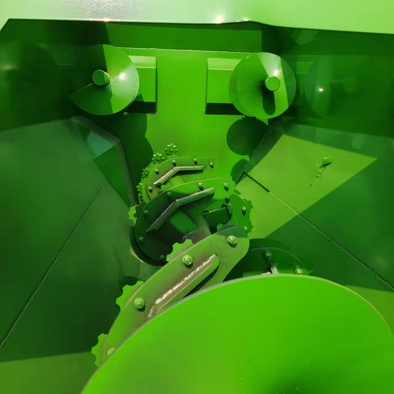 干湿混合草料搅拌机 TMR养殖场饲料混合机 小麦秸秆搅拌机图3