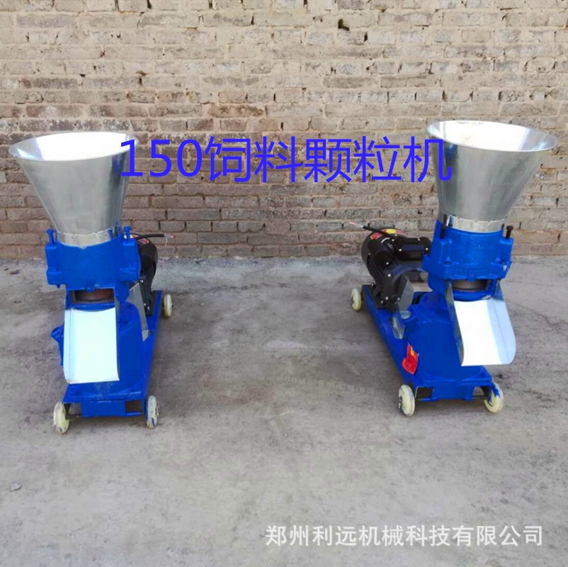 供应狗粮饲料颗粒机 猫粮颗粒机 小型鸡鸭鱼牛羊冬天储备饲料设备图2