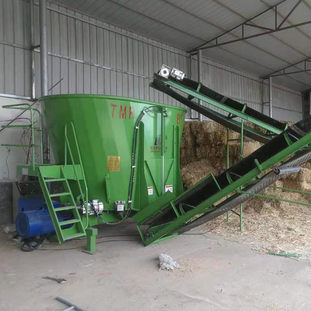 厂家直供小型立式TMR饲料搅拌机搅拌粉碎牛羊饲料混合tmr搅拌机图4
