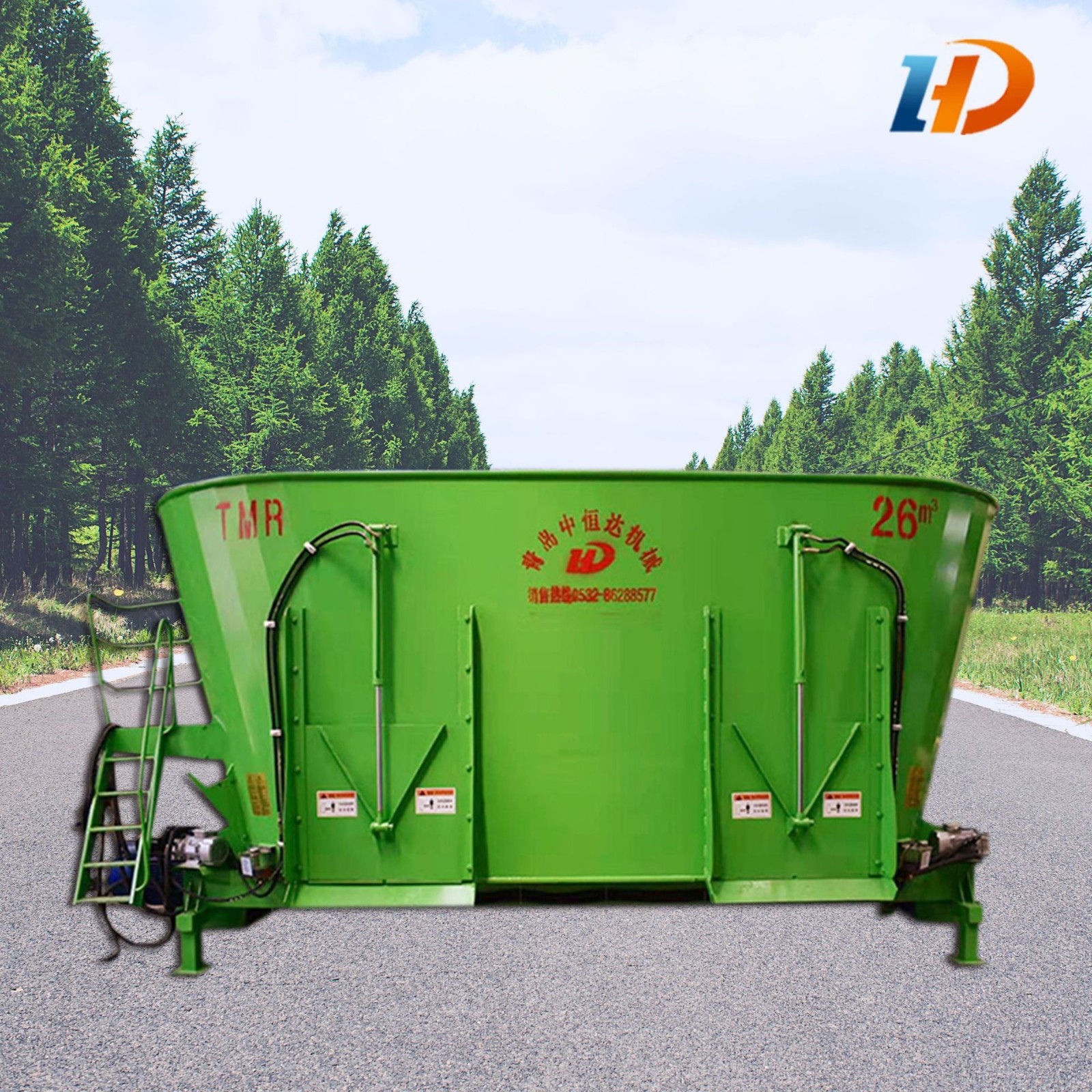 苜蓿、大豆、玉米秸秆等牛羊饲料搅拌 TMR立式饲料搅拌机图4