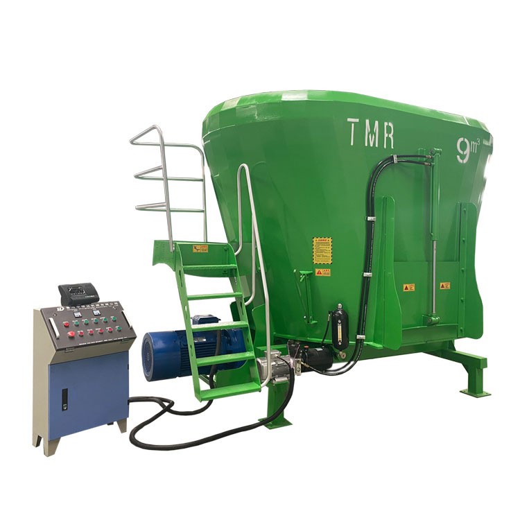 厂家直销 玉米秸秆等牛羊饲料搅拌 全日粮立式TMR饲料搅拌机图4