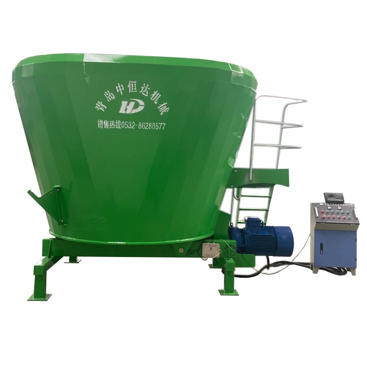 厂家直销 玉米秸秆等牛羊饲料搅拌 全日粮立式TMR饲料搅拌机图3