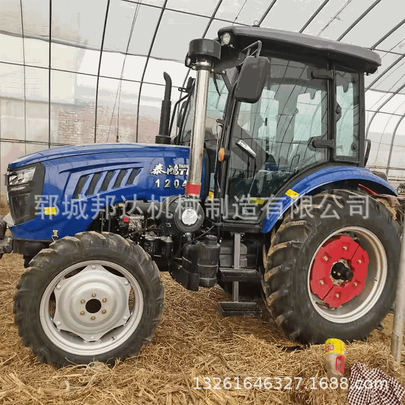 农用收割机小型四轮犁田拖拉机果园秸秆还田机扎草收割四轮拖拉机