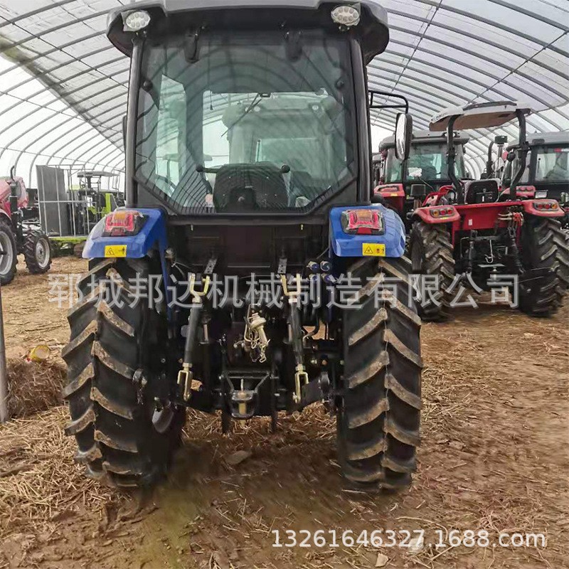 农用收割机小型四轮犁田拖拉机果园秸秆还田机扎草收割四轮拖拉机图2