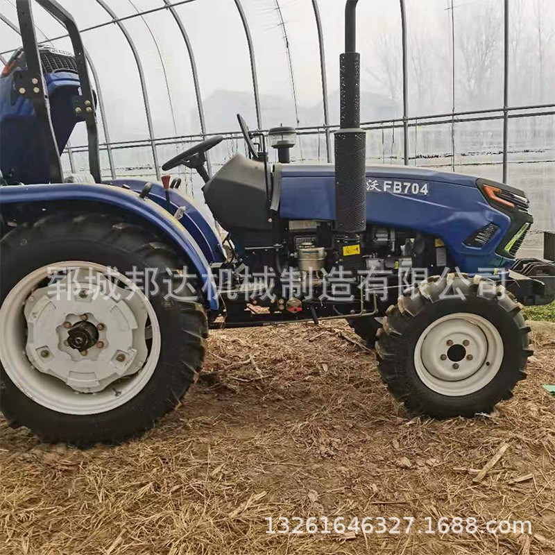 农用收割机小型四轮犁田拖拉机果园秸秆还田机扎草收割四轮拖拉机图3