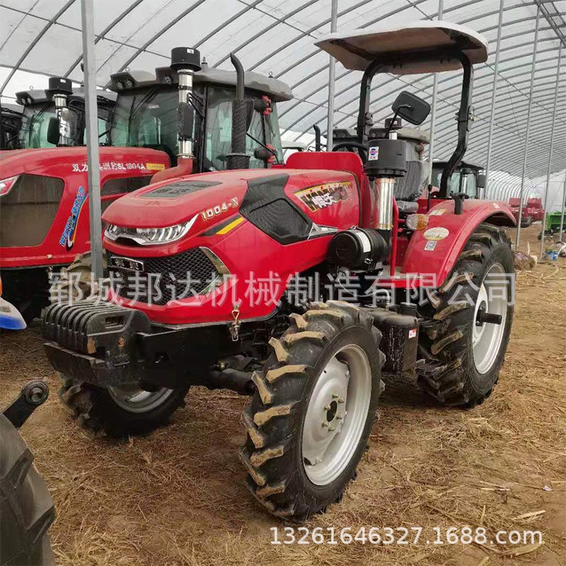 农用收割机小型四轮犁田拖拉机果园秸秆还田机扎草收割四轮拖拉机图5