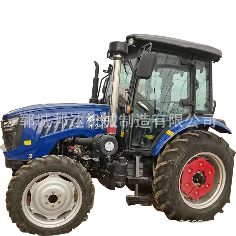 农用收割机小型四轮犁田拖拉机果园秸秆还田机扎草收割四轮拖拉机图4