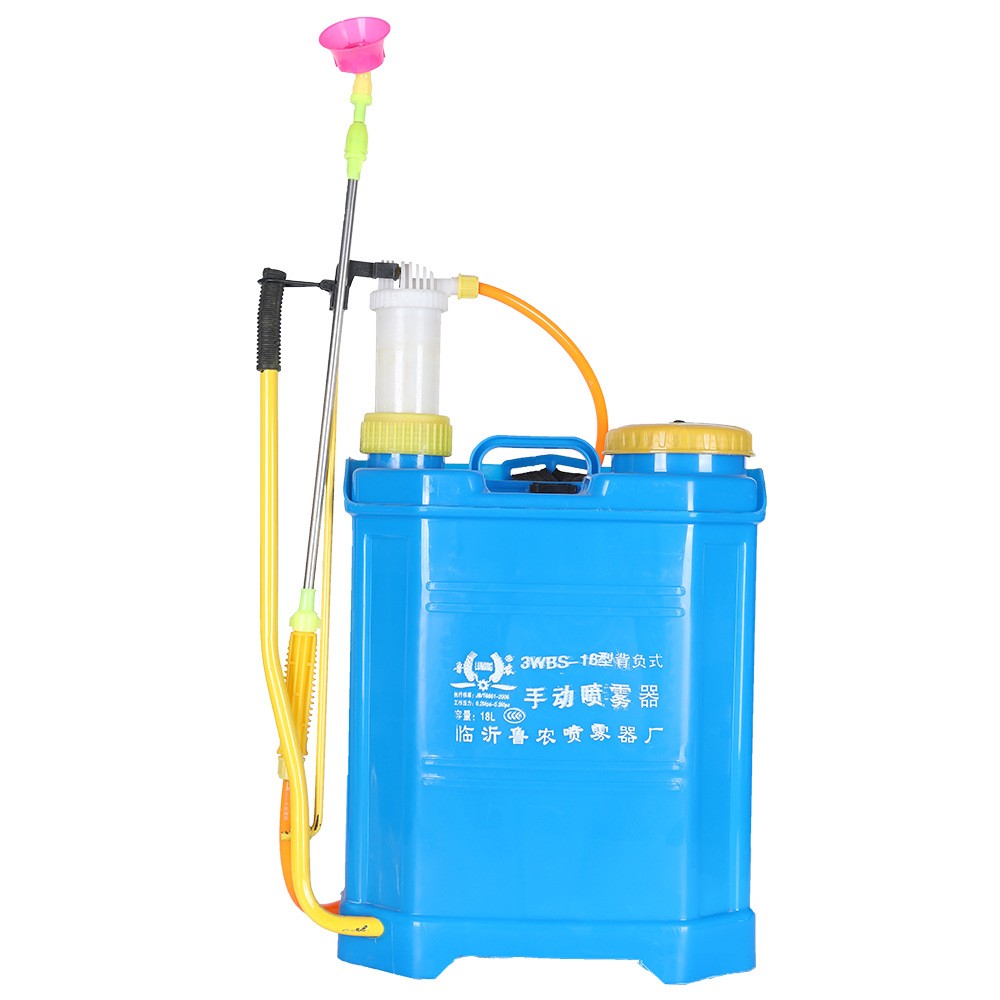 16L手动喷雾器家用农药机 可消毒用农用双管气压式背负式 喷雾器图2