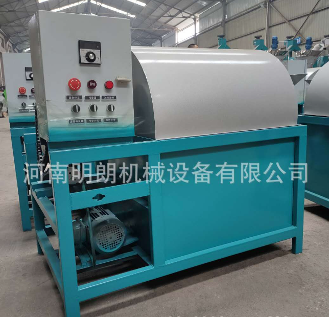 不锈钢多功能油坊炒货机 五谷杂粮滚筒炒锅 电加热型花生炒货机图3