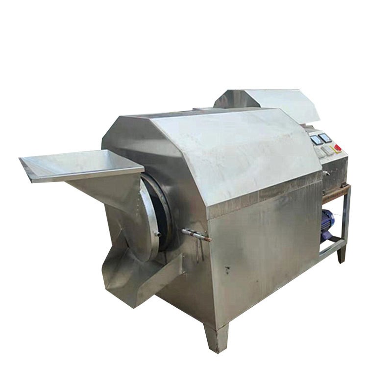 不锈钢多功能油坊炒货机 五谷杂粮滚筒炒锅 电加热型花生炒货机图5