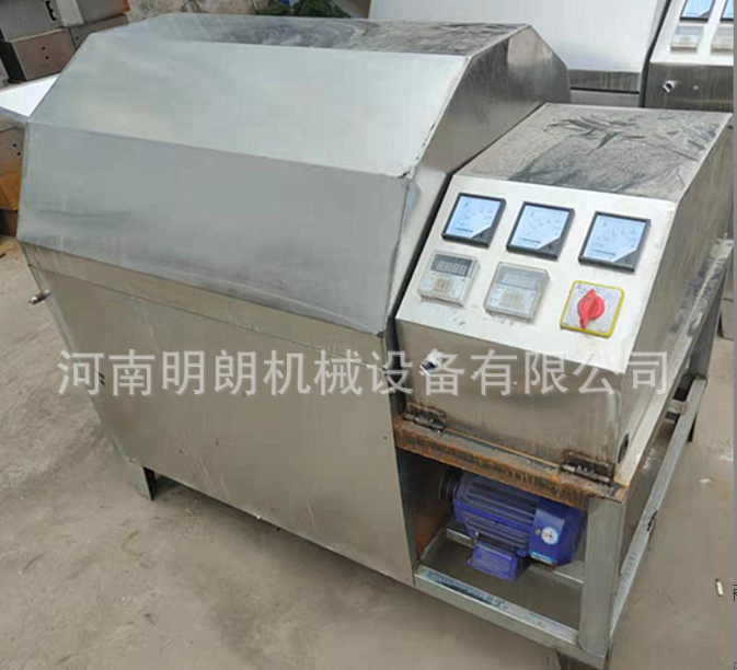 全自动不锈钢炒货机 现货花生芝麻菜籽炒料机 电加热型电磁炒货机图3