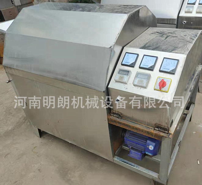 滚筒炒籽机 不锈钢式榨油用炒锅 电加热炒货机图3