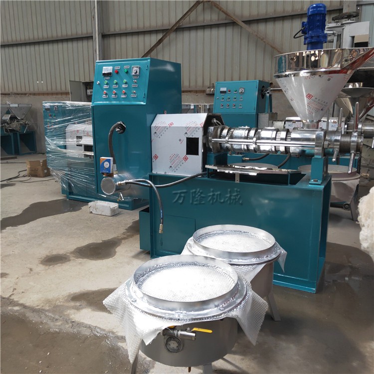 商用冷榨榨油机全自动花生油榨油全套设备油坊螺旋式榨油机图4