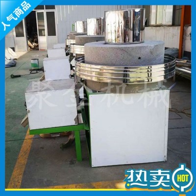 临沂杂粮面粉电动石磨电动杂粮煎饼磨糊石磨豆浆石磨