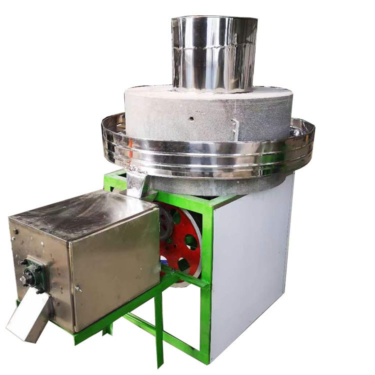 直径1米面粉电动石磨机养生馆用艾叶加工艾绒电动石磨机图5