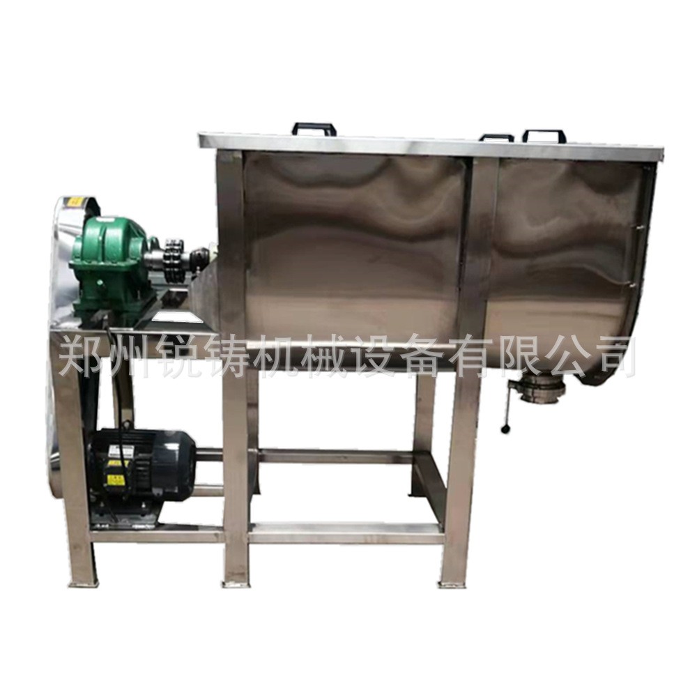 卧式U型搅拌机 全304不锈钢食品调味料混合机 密封式面粉搅拌机图5