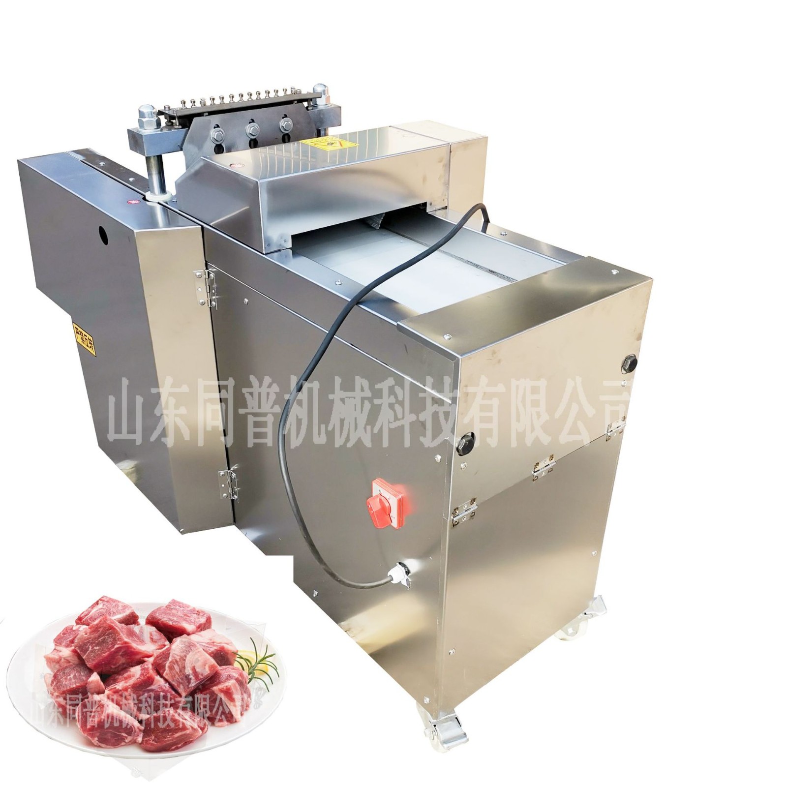 厂家现货商用不锈钢冻鸭切块机全自动肉类家禽类剁骨机大型图2