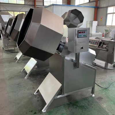 多功能滚筒不锈钢自动板料机牛羊肉凉菜休闲食品八角拌料机