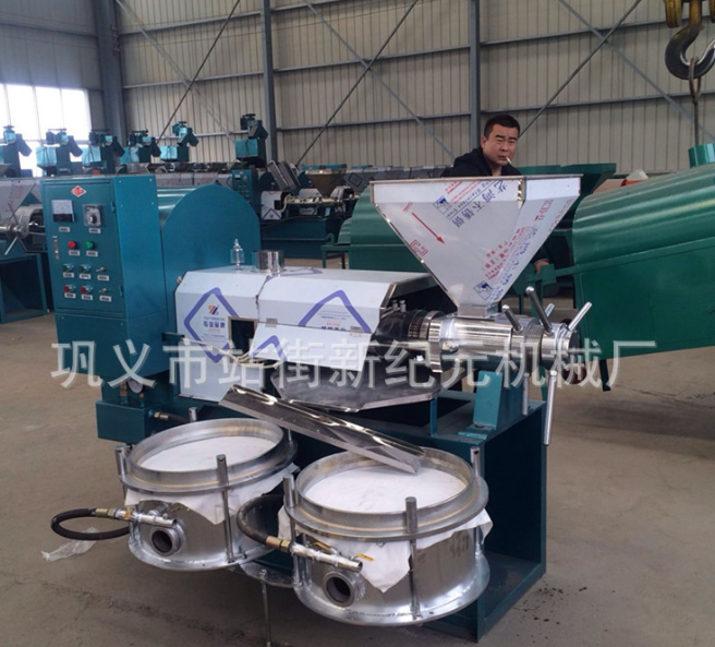 全自动螺旋榨油机多少钱 菜籽花生芝麻大豆榨油机生产线图3