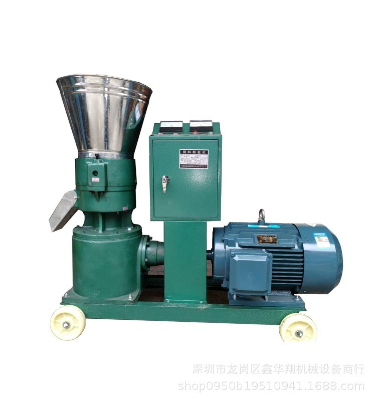 KL300 350 400型颗粒饲料机新款干湿两用青草草粉米糠秸秆制粒机图4