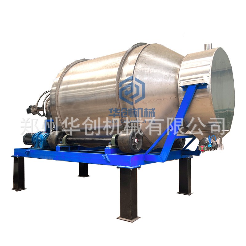 直营大容量不锈钢滚筒搅拌机304不锈钢混合机医药食品饲料搅拌机图5