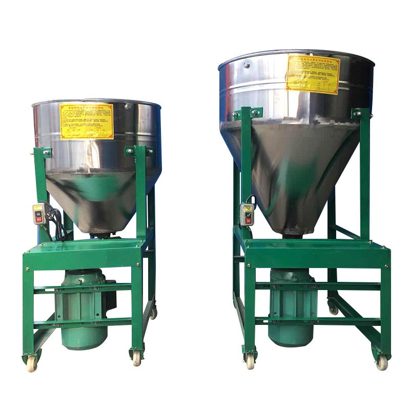 立式不锈钢饲料混合机 玉米拌种机 220V养殖饲料粉末搅拌机图4